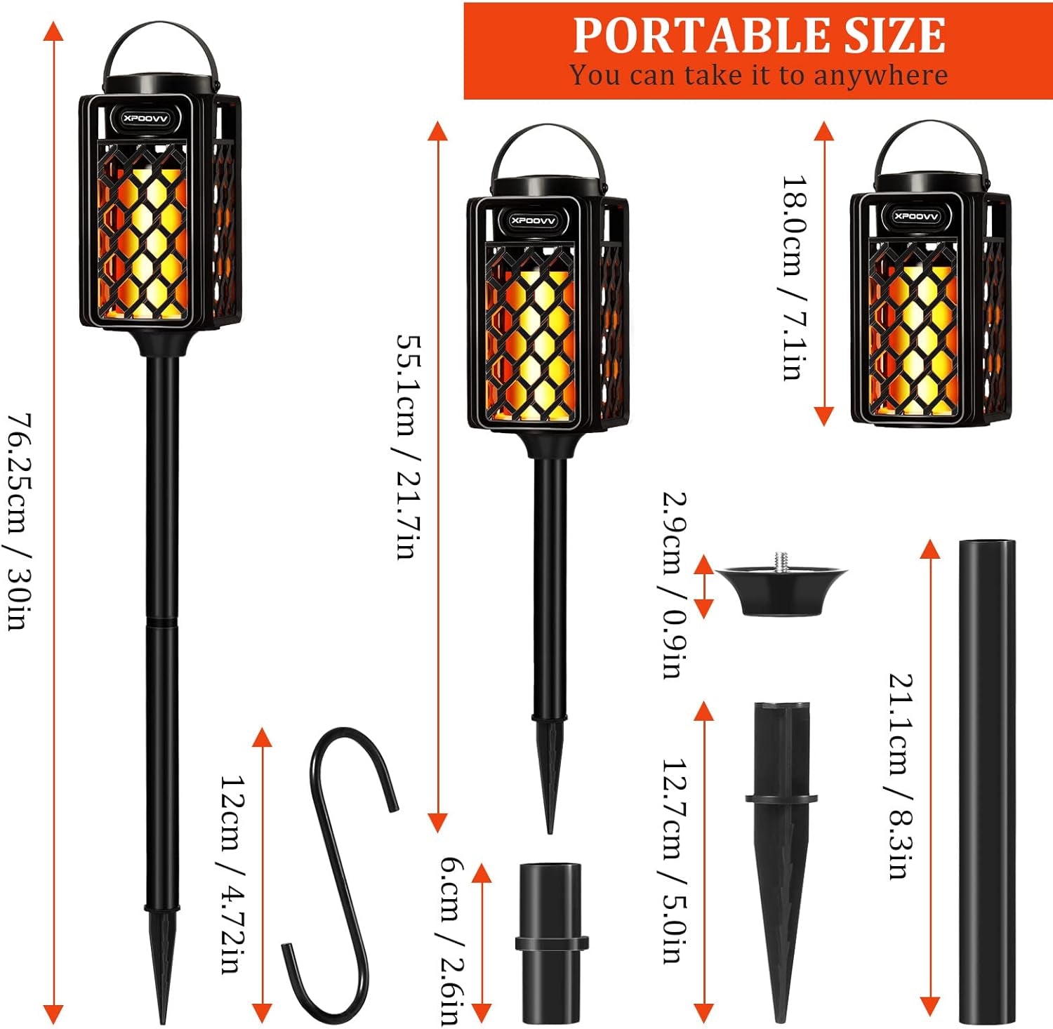 Father'S Day Gifts for Dad, Birthday Gifts for Men, Outdoor Bluetooth Speakers Waterproof Portable LED Flame Speaker 10W Bass, Women Couples, Patio Porch Garden Home Backyard Decor (1 Pack)